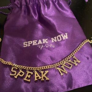 Taylor Swift Speak Now necklace